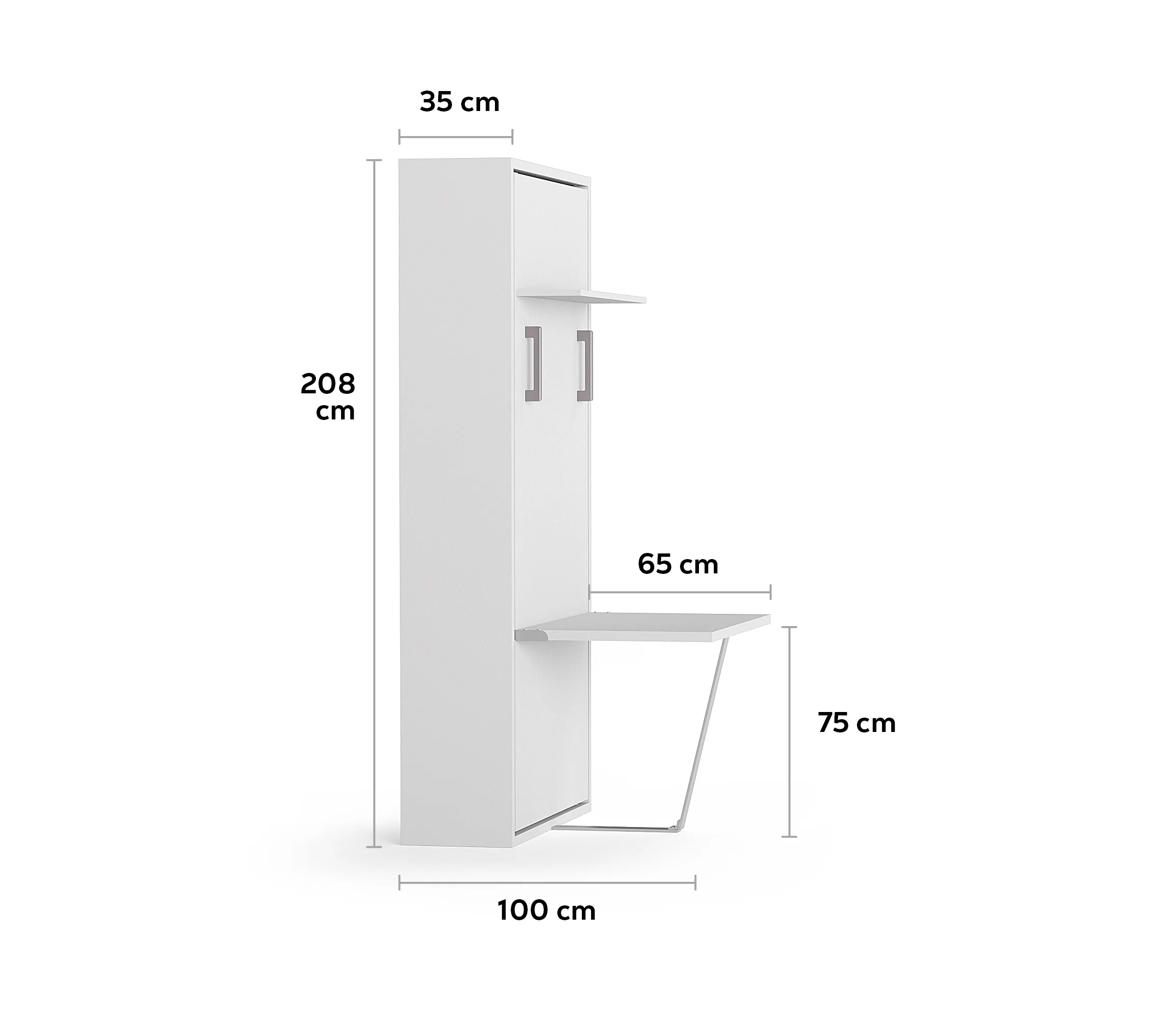 Multimo Happy Schrankbett Set, 4-tlg.